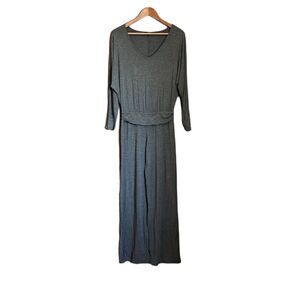 Tart grey full length lounge romper. Size small